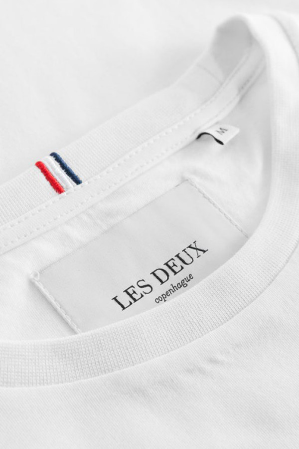 T-SHIRT LES DEUX - 201303 WHITE/RAVEN